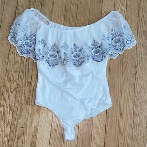 Off the Shoulder body suit